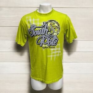 SouthPole T Shirt Sz M Neon Green Y2K Jesse Pinkman Skater Punk Streetwear